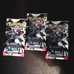 New! Pokemon TCG Booster Pack Scarlet And Violet Black Bolt