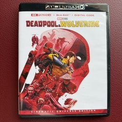Deadpool & Wolverine Used 4K + Blu-ray + Digital Code