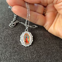 Very Beautiful Guadalupe Silver Chain
