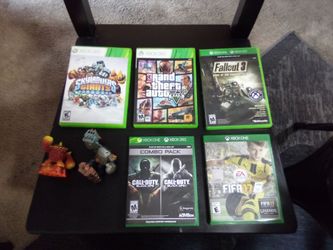 5 ...... Xbox games......$15.00 dollars cash only..... thank you