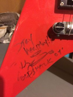 Sully Erner. (Godsmack) autograph guitar...make an offer