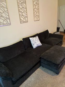 Oversized couch w/ ottoman $500 obo