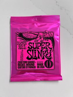 Ernie Ball 2223 Super Slinky Nickel Wound Electric Guitar Strings - (9-42)