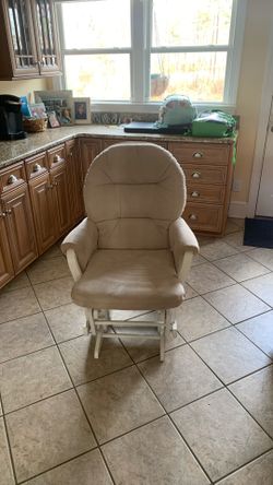 Glider Rocker With Ottoman