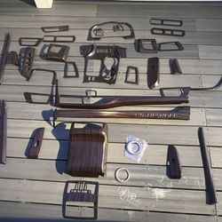  Peach wood grain Interior trim kit For Toyota Highlander 2015-2019