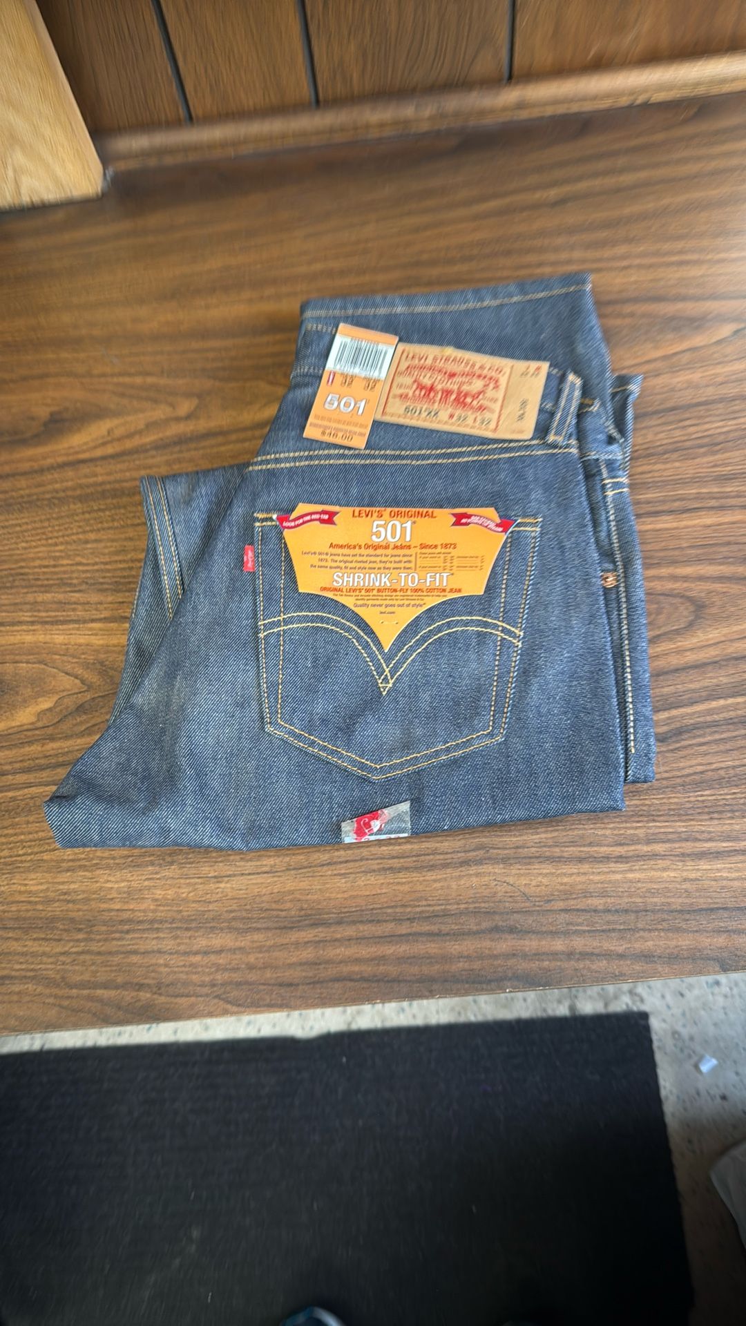 Levi 501XX Button Fly Jeans NEW