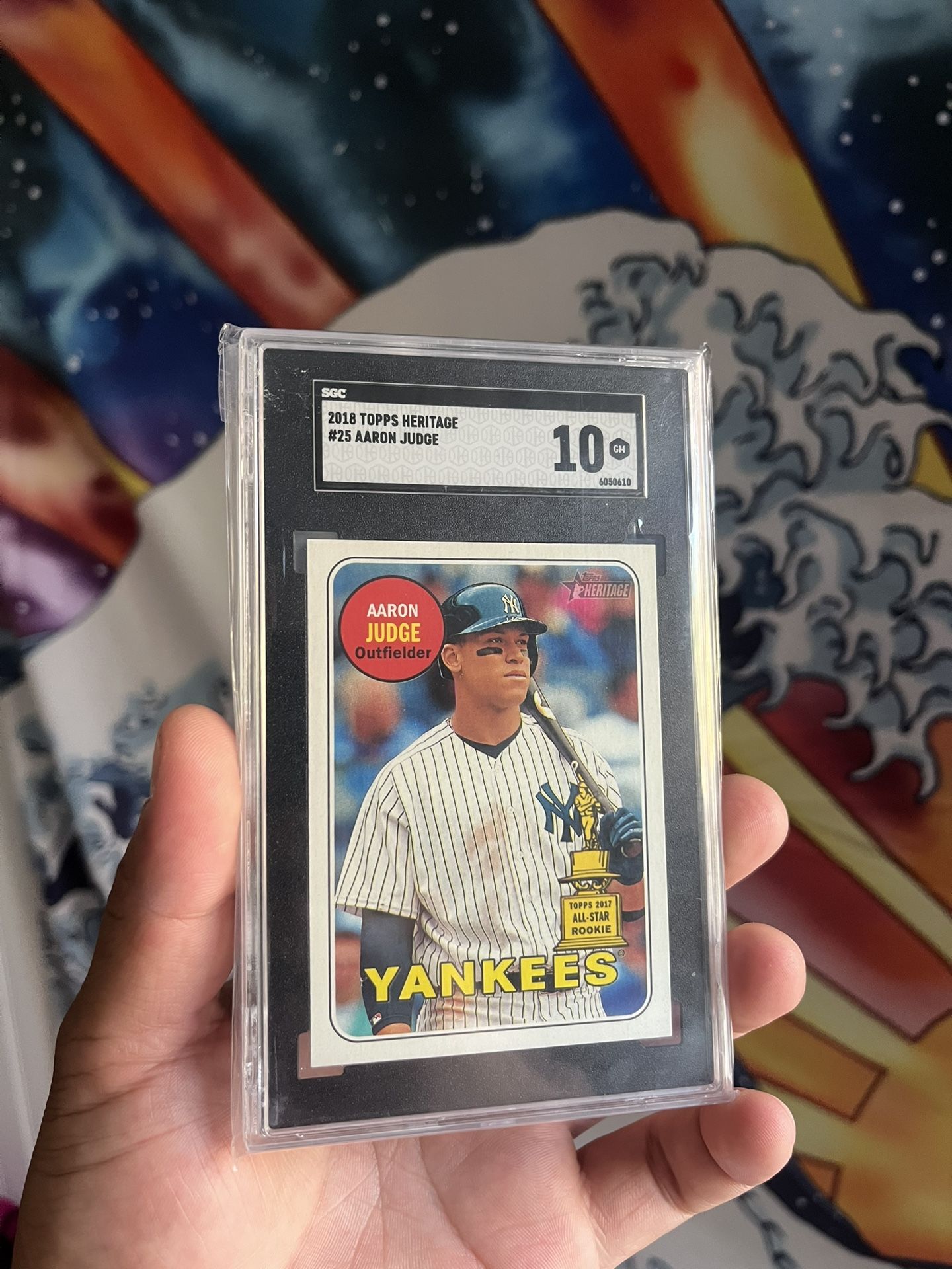 SGC Topps heritage #25 Aaron judge Mint Condition
