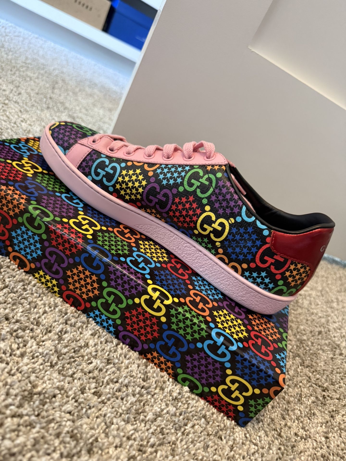 Gucci Wmns Ace GG Supreme Low 'Psychedelic