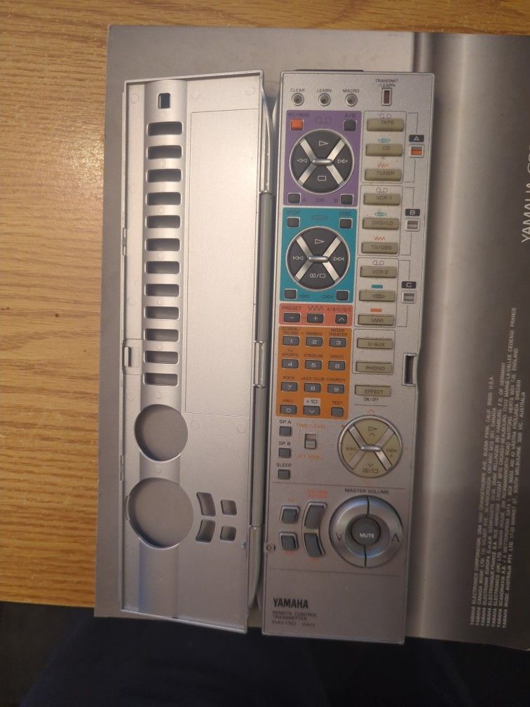 Yamaha Rx-v992, Rx-v2092 Remote Control, And Manual