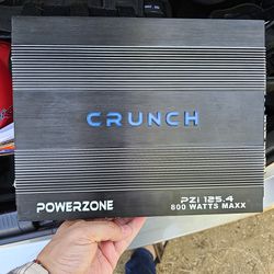 Crunch Amp 4 Ch 125.4 W Crossovers 800 Watts