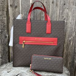 Michael Kors Kenly Tote + Wallet