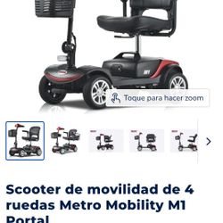 Scooter De Movilidad De 4 Ruedas  METRO MOBILITY M1 PORTAL
