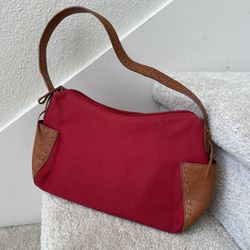 Fossil Red Shoulder Bag Y2K