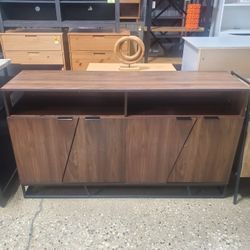 Angled Door Buffet Sideboard / TV Stand(New)