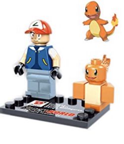 Custom Pokémon ash and Charmander Mini figure