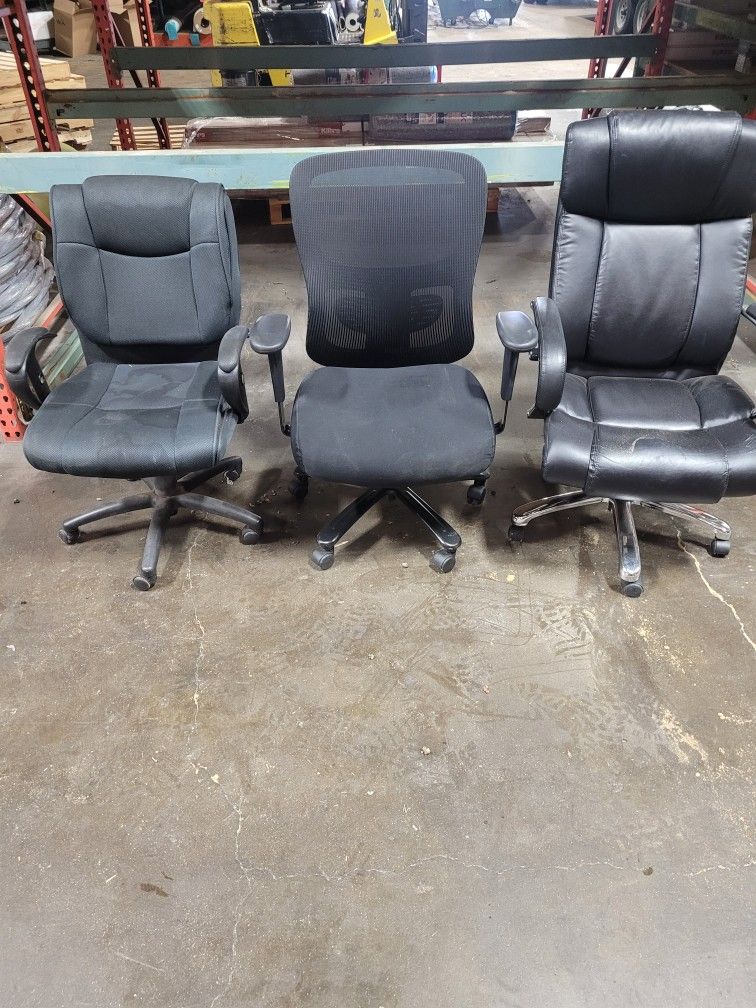 3 Office Chairs