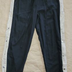 Fear of God Black and Bone color Tearaway Lounge PantsStraight-leg nylon...