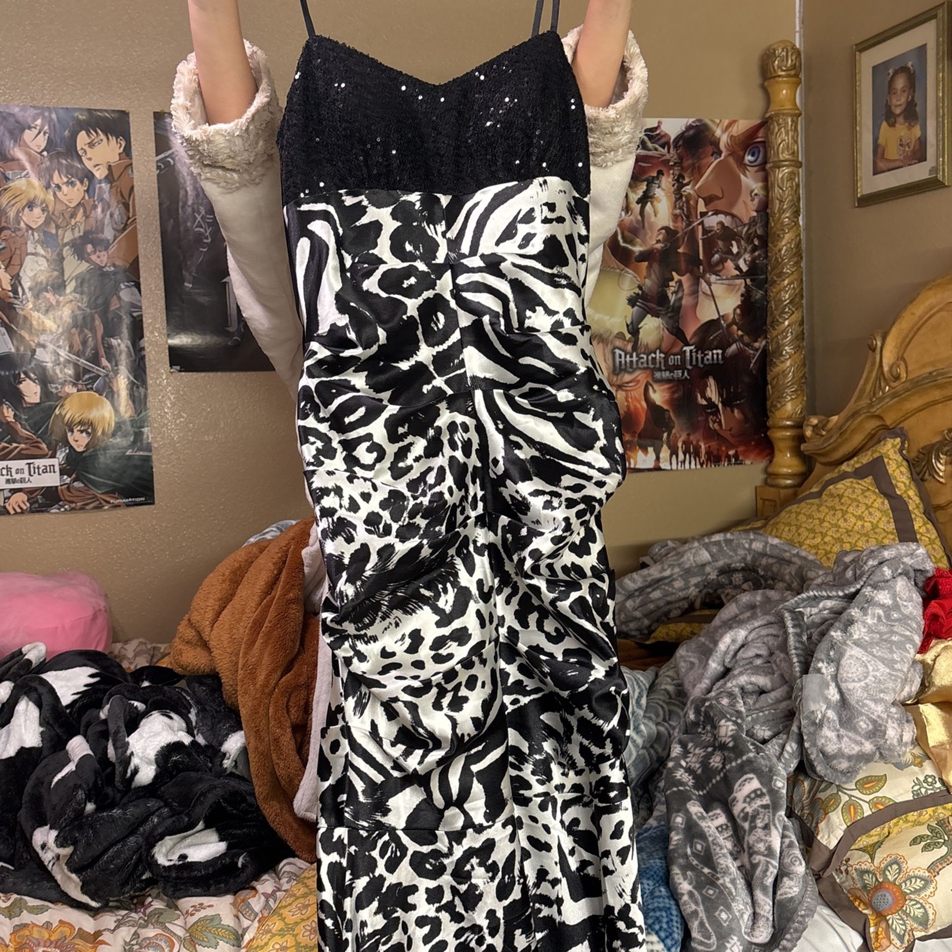 silk floor length dress Women's | Tie-Dye Wrap Slip Maxi Dress | Anna Kosturova Formal Attire Girls Evening sale-20241018 Price:340 The dress is sleeveless