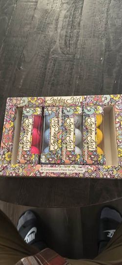Vintage Golden Girl Women’s Multi-Color Golf Balls Set (NEW in Box)