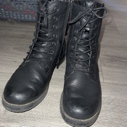 Black Combat Boots