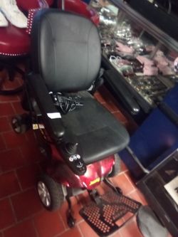 Electric Power Wheelchair Red