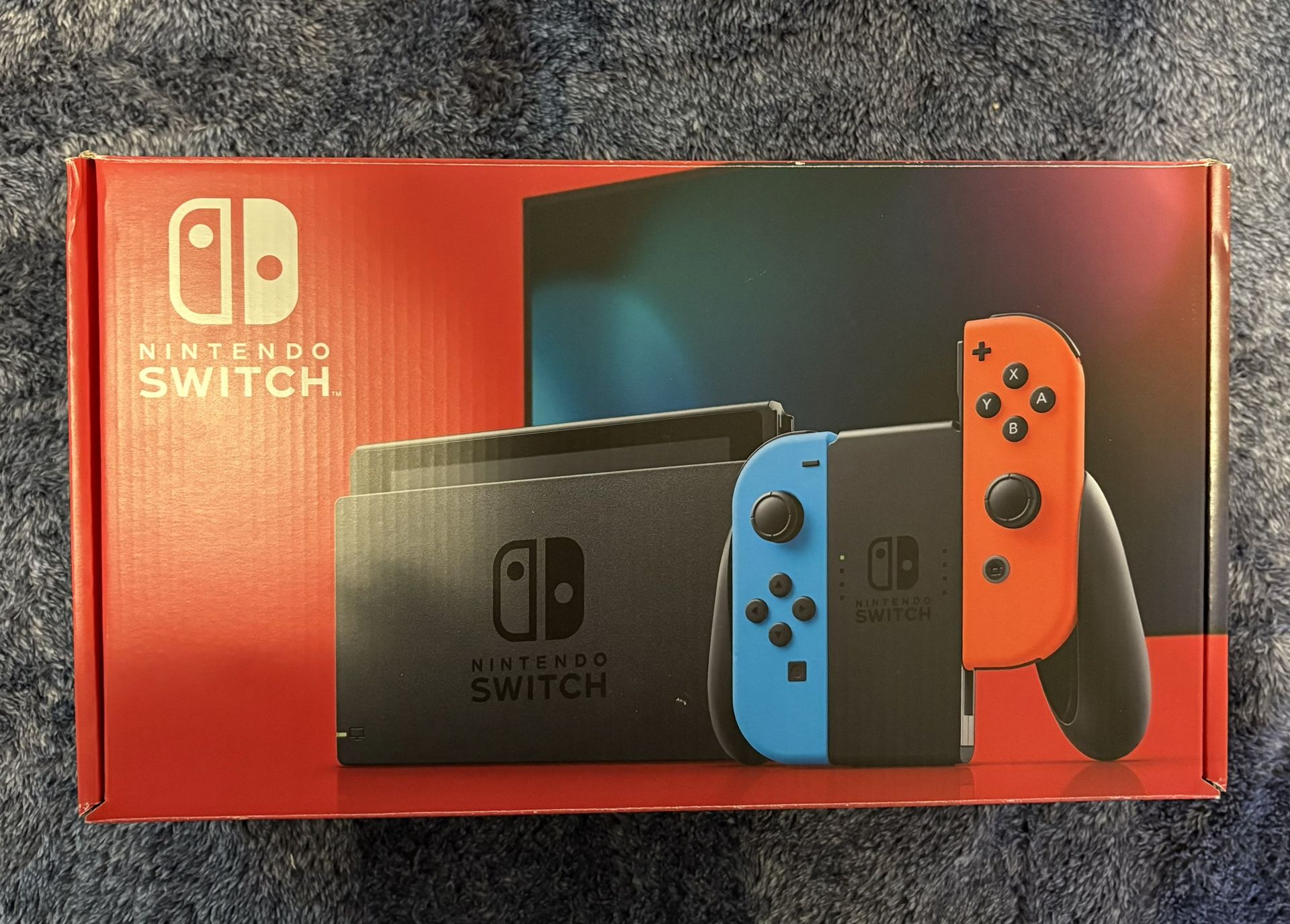 Nintendo Switch Bundle – 2 Joy-Con Sets, 2 Games, Case, Box