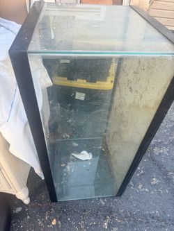 Glass lizard cage fish tank