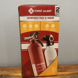 First Alert Fire Extinguisher Home Kit NEW In BOX
