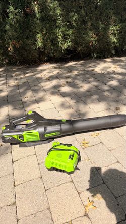 Greenworks Pro 80V Cordless Leaf Blower + 80V battery + Rapid Charger