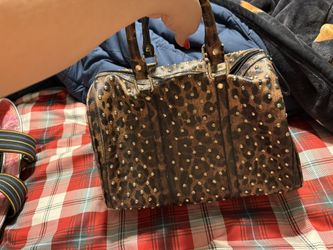 Leopard Studded Purse