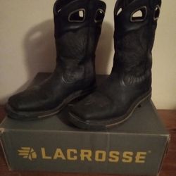 LACROSSE LEATHER COWBOY WESTERN BOOTS 