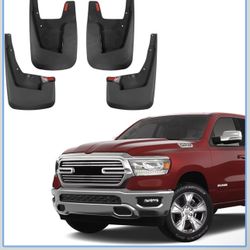 Mud Flaps Mud Guards Replacement for 2019-2024 Dodge Ram 1500 Without OEM Fende