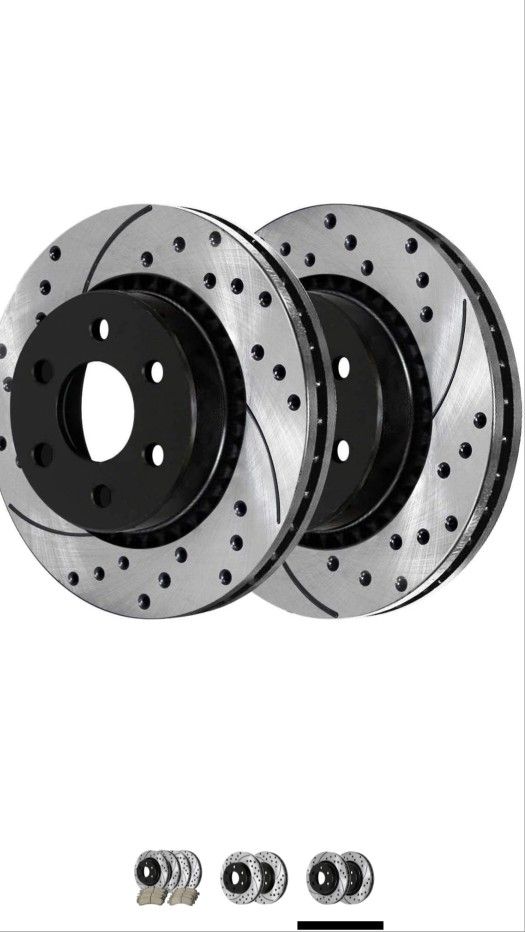 Break Pads, Front And Rear Rotors