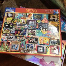 White Mountain  Retro Puzzle Unopened 