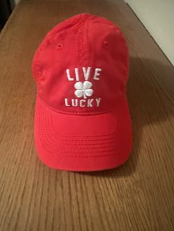 Red Black Clover “Live Lucky” Youth Size Fitted Baseball Cap