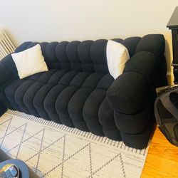 Rebyl 84.3" Upholstered Sofa (2 pieces with pillows)