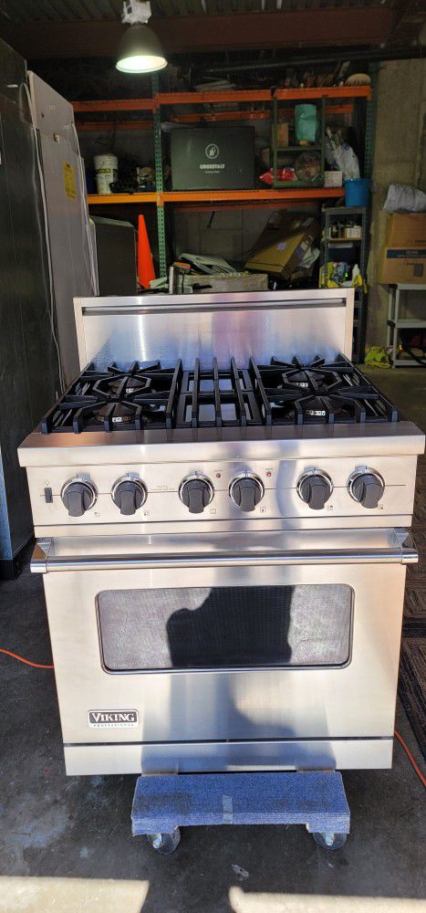 Viking Range 30in Dual Fuel Stove Convection Oven