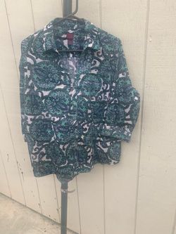 212 Collection Paisley Button-Up Shirt