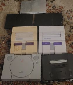 Console Lot(Ps1 and N64 works)