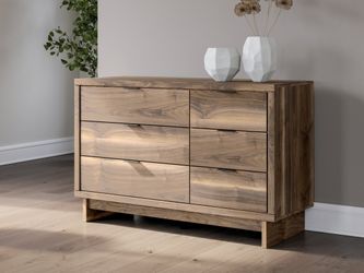 Chirason Brown Six Drawer Dresser