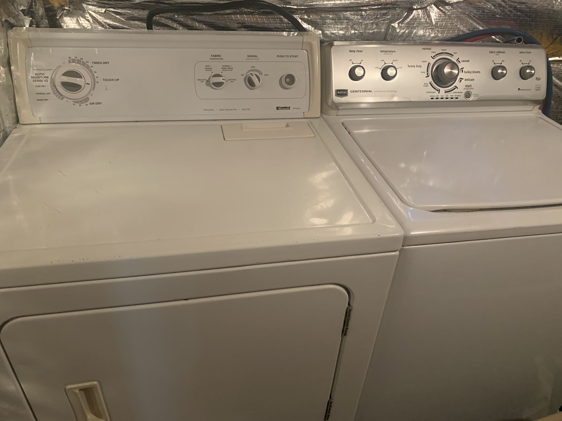 Maytag Washer and Kenmore Dryer