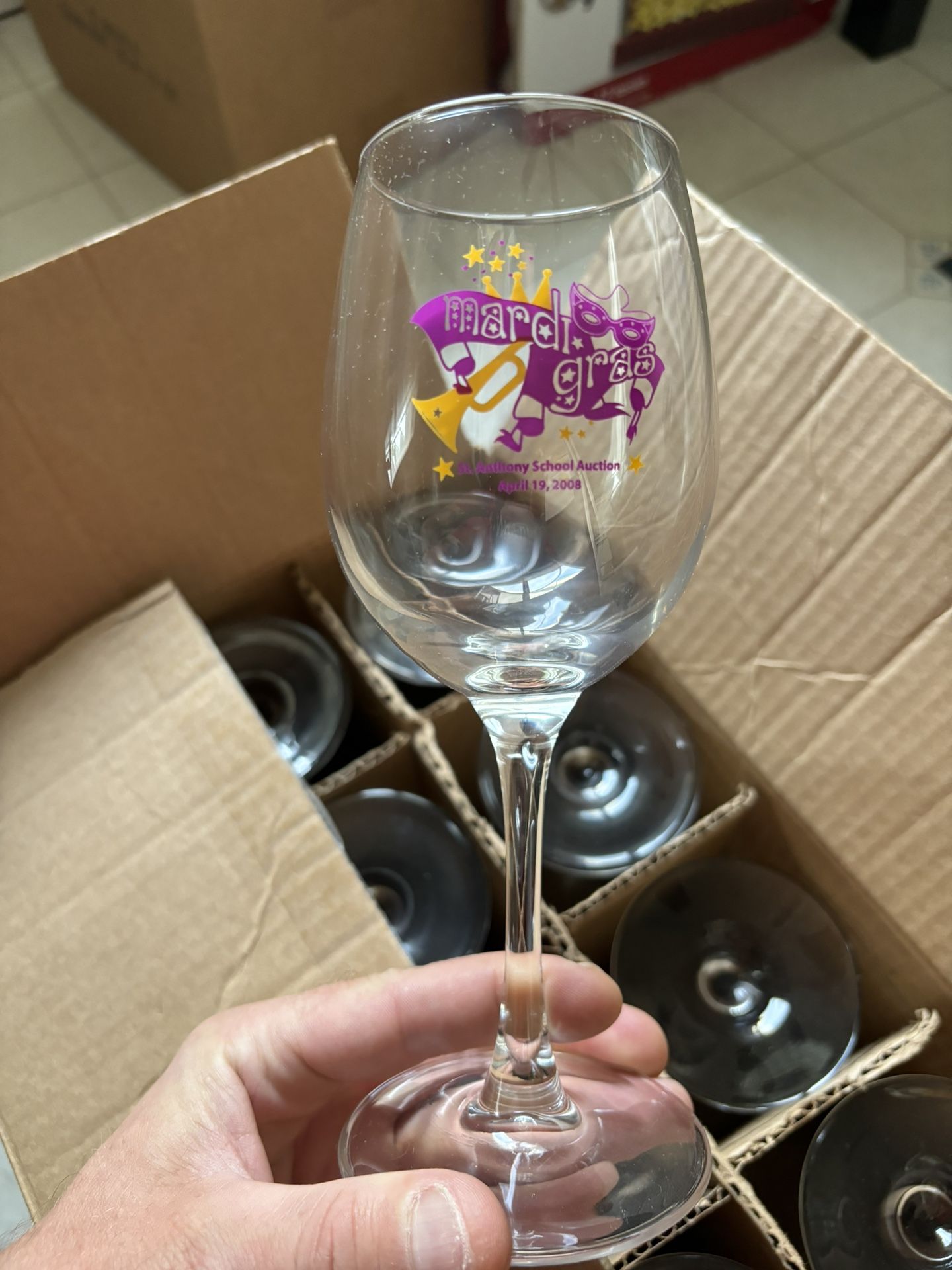 3 Dozen Wine Glasses