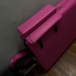 Pink Eyelash/ Massage Table 