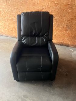 Blackish Brown leather recliner