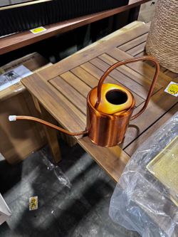 Rose Gold Metal Watering Can Indoor Plants,