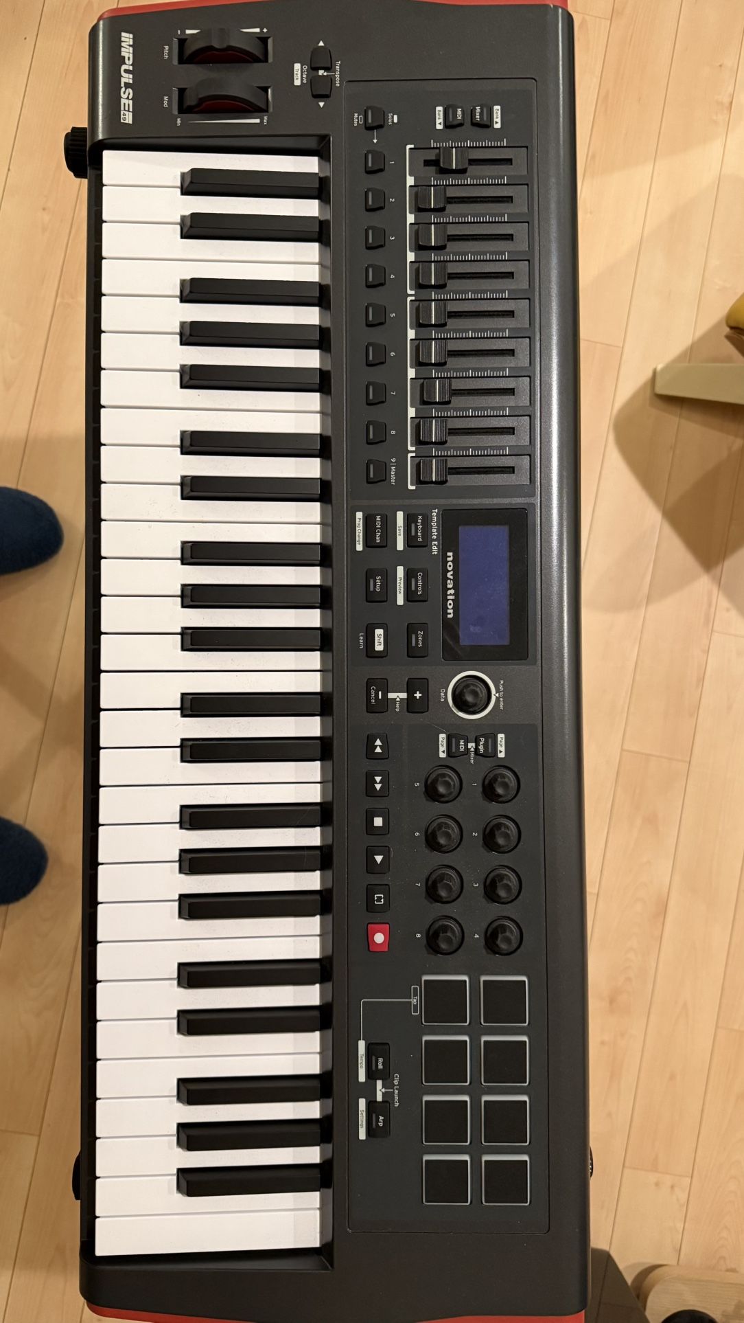 Novation Impulse 49 key MIDI Keyboard with Stand