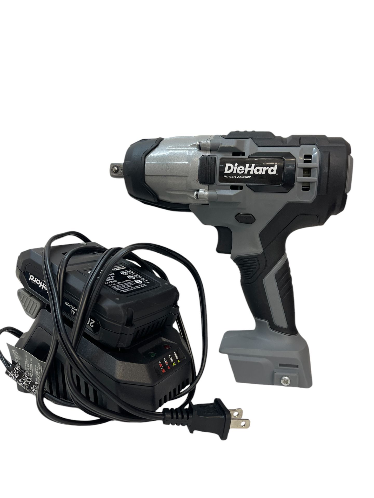 Die Hard DH80004 20V1/2 Cordless Impact Wrench W/2A Battery And Charger
