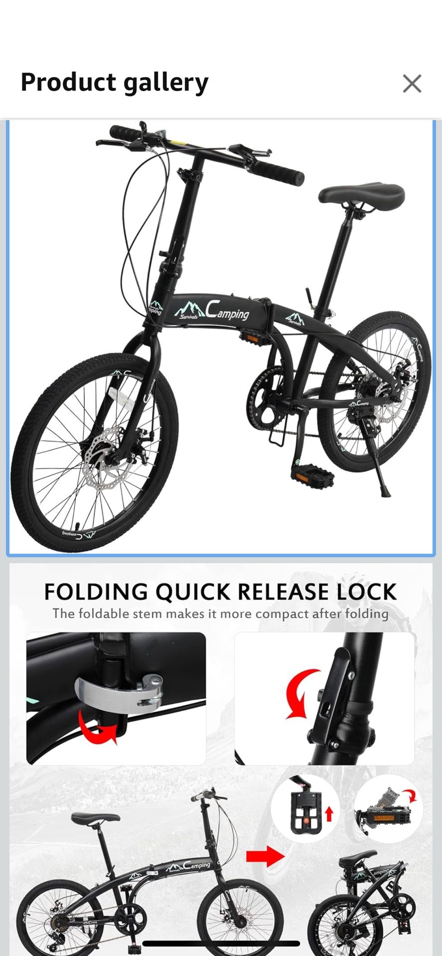 20" Folding Bike