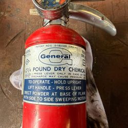 Vintage Fire Extinguisher 50s-60s 
