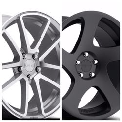 Rotiform style Rim fit 18" 5x112 5x114 5x100 (only 50 down payment and no CREDIT CHECK)